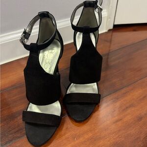 Black, heels, size 7